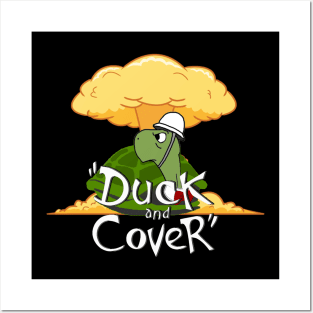 Duck and Cover - Bert the Turtle Posters and Art